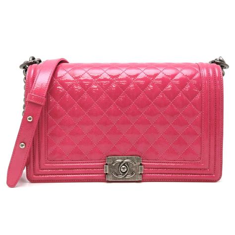 chanel fuchsia boy bag|chanel handbags sale.